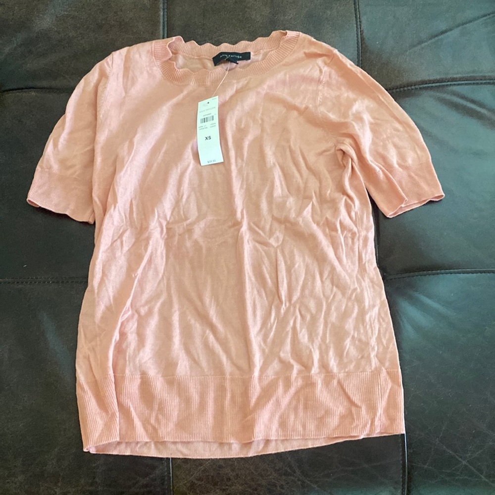 Brand new with tags, blush Ann Taylor blouse, size XS